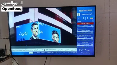 شاشه 43 بوصه عادي. صلاة النبي وكالة مع ريموت وقاعده حيط 2