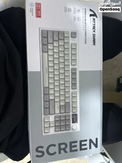كيبورد اتاك شارك k68 pro لاسلكي وسلكي مع بعض للبيع سفاح جدا 4