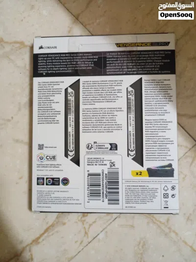 للبيع رامات Corsair Vengeance RGB Pro DDR4 32GB 3600MHz أحترافية (صيد ثمين) 2