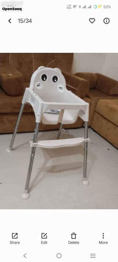 baby bath tub and high chair 2