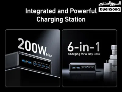Anker 200W PowerPort Charging Station, 6 Ports, Silver 3