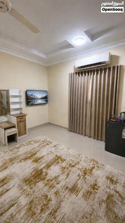 غرفه وحمام مفروشه قمه النضافه لاايجار اليوم والشهريA perfectly furnished room and bathroom for daily 3