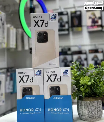 عرض خاص : honor X7D 256gb الهاتف الجديد من هونر مواصفات قويه و سعر مناسب ضمان الوكيل سنة 3