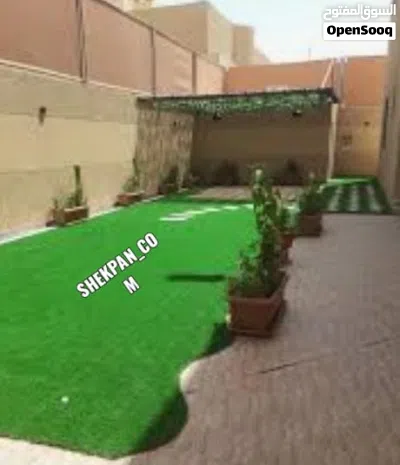 مراجيح وزحلاقيات مع ثيل صناعي 2