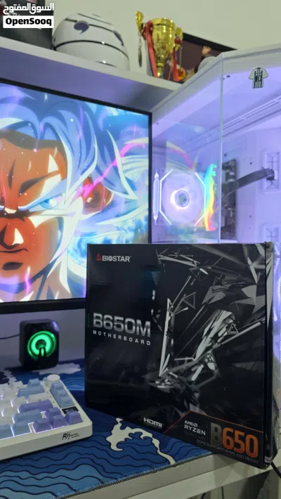 مذربورد B650 من BIOSTAR مستعمل بحالة ممتازة جدا 2