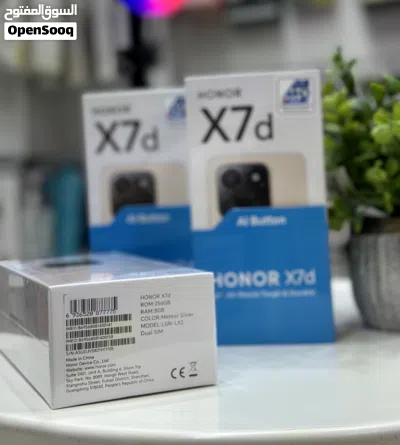 عرض خاص : honor x7D 256gb الهاتف الجديد من هونر مواصفات قويه و سعر مناسب ضمان الوكيل سنة 4