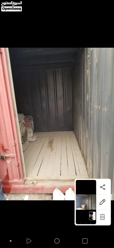 كنتينر حديد نظيفه جدا 4
