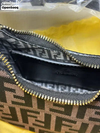 Fendi Fendigraphy shoulder bag in brown and black FF-motif 2