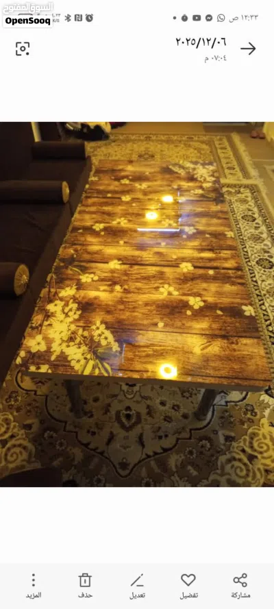 طاولة أكل بدون كراسي 2