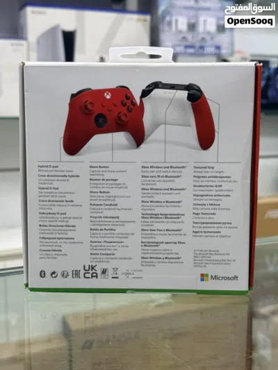 Xbox Wireless Controller – Pulse Red يد إكس بوكس لاسلكية جديدة كلياً – لون أحمر 2