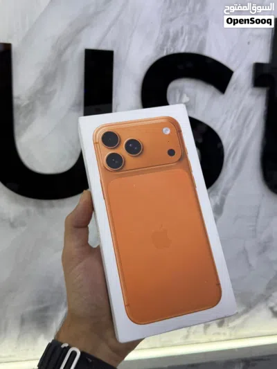 iPhone 17 pro max 256GB جديد بالكرتونة نو اكتيف كفالة سنة من ابل و3 سنوات من معرضنا ترست باي 4