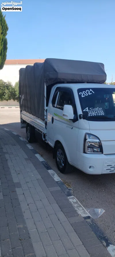 سيارة هيونداي بورتر 2021 كهربائية بيضاء مرخصة بمواصفات كوريا مع تقنيات حديثة 4