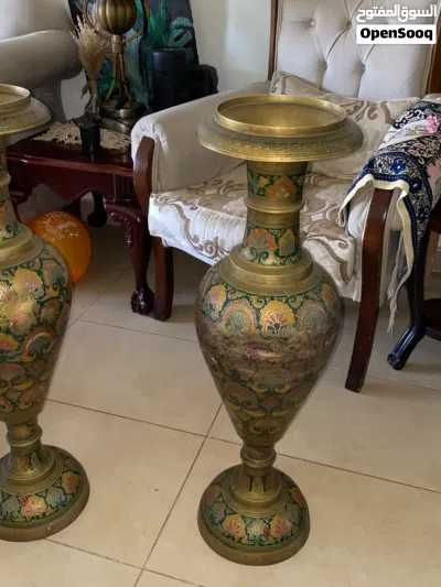 مزهريات نحاس انتيك وابريق مغربي 3