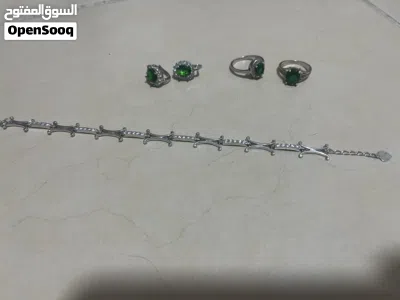 فضة اسوارة وحلق وخواتم 3