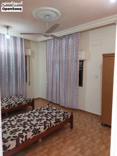 flat for rent area 3 3 room 2 bed room floor 1 مفروشة شقة للإيجار السكنيه الثالثه 3