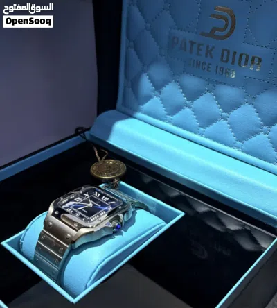 Patek Dior Automatic Watch 40mm Never Worn Full Set ساعة باتيك ديور اوتوماتك 40 مم جديدة مع العلبة 2