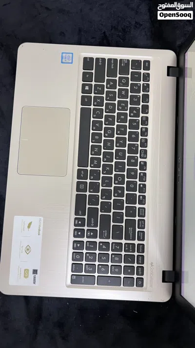 لابتوب ASUS VivoBook أنيق ونحيف - وبحالة ممتازة باللون الذهبي المميز 4