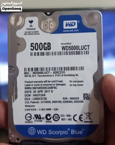 hard disk western digital 500G 3