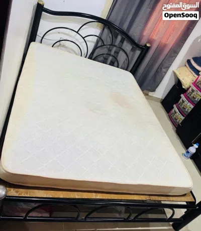 Used bed frame and mattress for sale 2