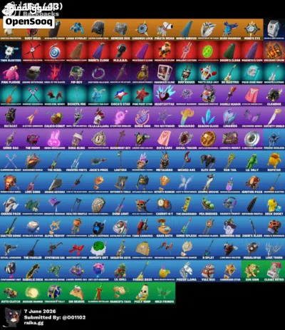 حساب Fortnite للبيع - فل أكسس (Full Access) مع ضمان على الحساب.. 2