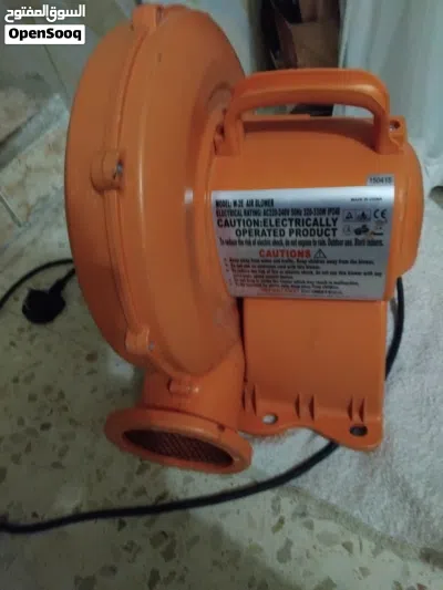 منفاخ (نفاخة) نطيطات ومسابح كهربائي - بحالة ممتازة وصف الإعلان: منفاخ كهربائي (Blower) مخصص لتفخ ا 3
