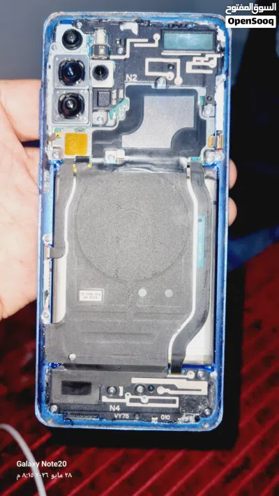 للببع بورده هاتف s20 plus مع الكامرات والبطاريه جديد الشاشه مكسوره 4