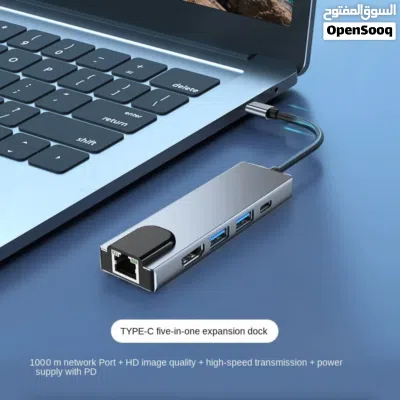 هب موزع محول 4K hdmiايثرنت usbc 4