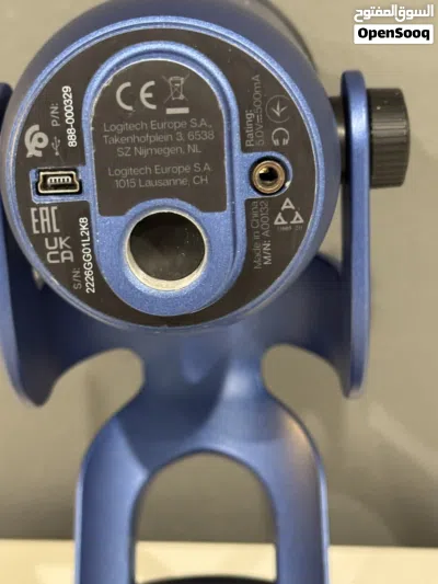 مايك Blue Yeti USB يدعم أنماط تسجيل متعددة مع مخرج سماعة وتحكم مباشر بالصوت والكتم، (بدون ارجاع) . 3