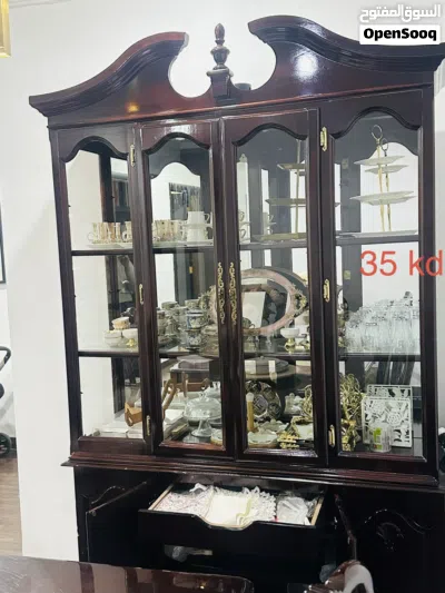 Dining table set+coffee table+showcase+rest chair 4