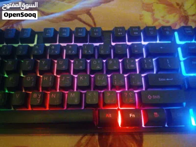 keyboard gaming احترافي للالعاب صوته هادي استخدم اقل من اسبوع 3