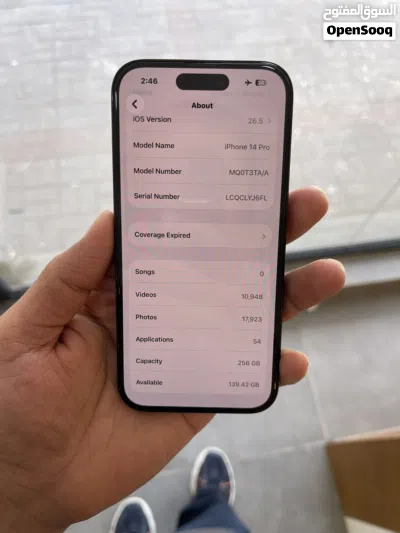 Iphone 14 pro 256gb 100% battery health excellent condition black color neat and clean 4