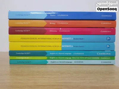 8 IGCSE BOOKS( with online versions) Cambridge and Edexcel 3