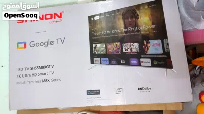 للبيع شاشة نوع شينون جديدة حجم 55 سمارت انتر نت 4K گوگل پليالسلام عليكم للبيع شاشة نوع شينون جديدة 3
