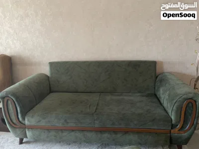 قنفات 2 كراسي 2 قنفات كبيره و1 قنفه صغيره 2