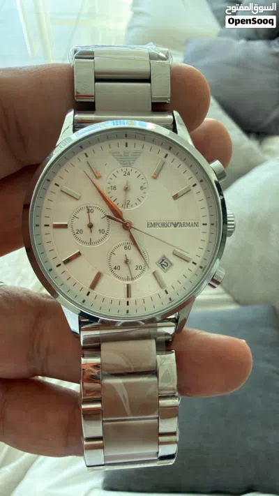 Emporio Armani AR11169 Mens Chronograph Watch New Full Set/ جديده كامل المرفقات ساعة إمبوريو أرماني 3