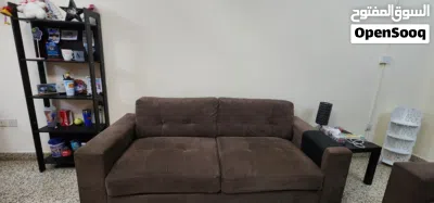 Sofa set (3 and 2 seater), Centre table with glass top and Dining Table with 6 chairs 2