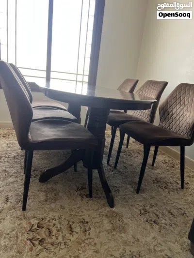 طاولة طعام مع ستة كراسى Dinning Table with Six Chairs 3