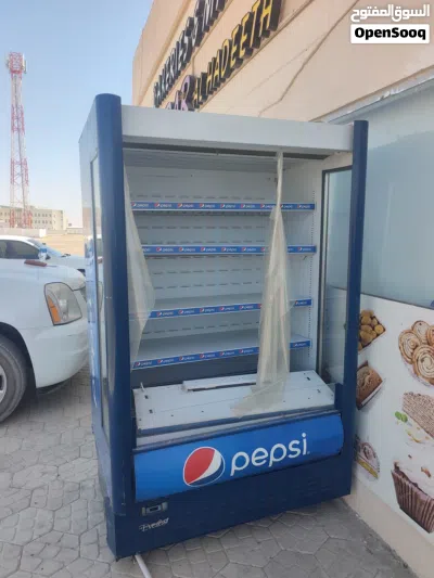 ثلاجات محل عدد 2مع فريز زجاجي 3