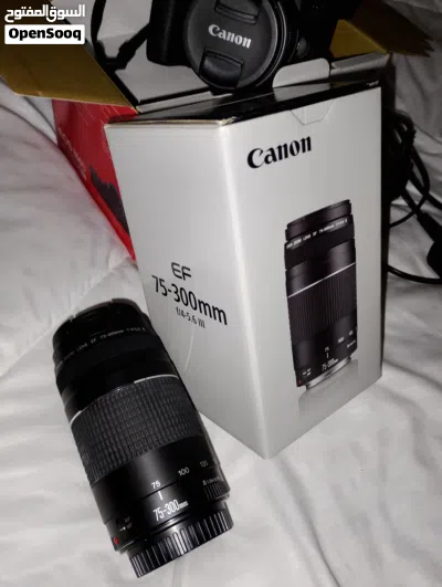 كانون 800D بحالة الوكالة تماماً (شبه جديدة) مع عدستين وكامل ملحقاتها .. Canon EOS 800D 4