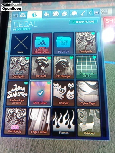 حساب نار Fortnite و rocket league سكنات نادرة و سيارات روكت ليق نادر و فيني اراعيك 3