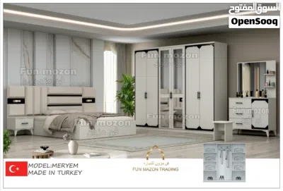 عرض مميز غرف نوم تركي 7 قطع+مرتبة طبي 20 سم تركيب مجاني Special Offer Turkish 7-Piece Bedroom 3