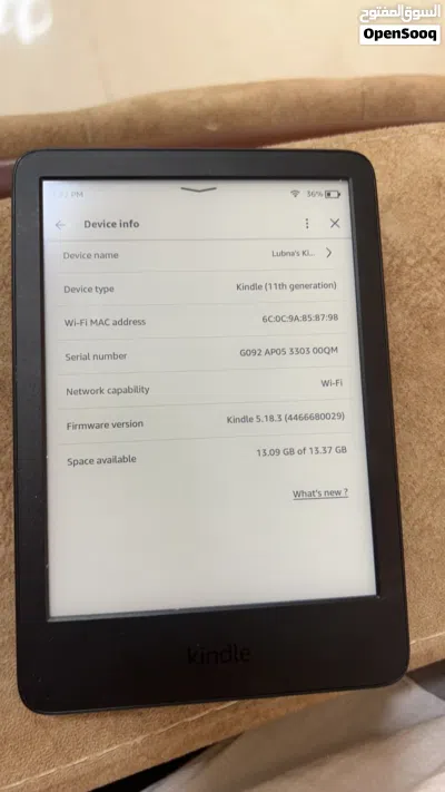 Kindle reader 2
