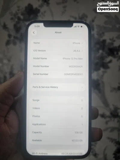 iPhone 12 Pro MAX blue ازرق 4