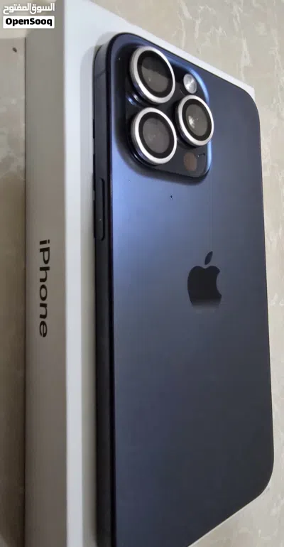 Apple iPhone 15 Pro Max – 256GB, Blue, Excellent Condition, with Box and Charger 3