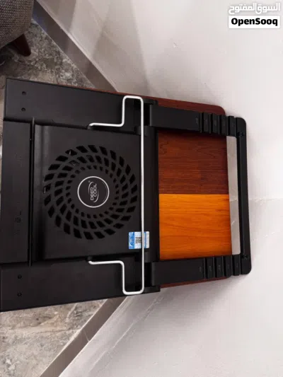 قاعدة تبريد لابتوب DeepCool مع منافذ USB إضافية وتحكم بالارتفاع وتبريد قوي 3