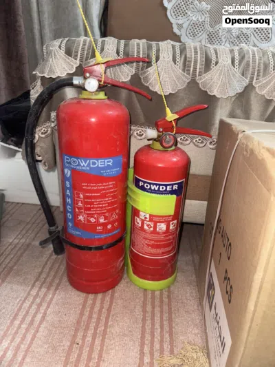 مطافي للبيع ، مطفئة حريق للبيع جديدات خذيتهن مالات مشروع وسديت المحل بعدهن ما مستخدمات بكراتينهن 3