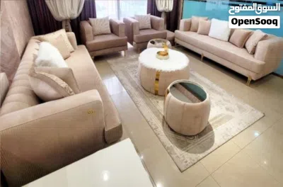 كنب جلوس مودرن تفصيل بالمتر أجود أنواع الخشب والقماش بأفضل الأسعار Modern Custom-Made Sofas 2
