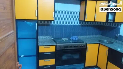 مطبخ المنيوم ورخام شبه جديد مستخدم سته اشهر 4
