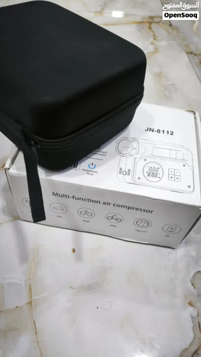جطل سيارة + منفاخ تايرات + شاحن usb + لايت طوارئ 4