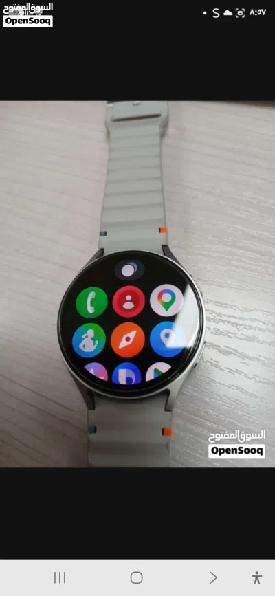g watch 7 44mm ساعة. سامسونج 7 44 mmاستخدام خفيف لا يوجد أي خدوش معها الكرتونه 2